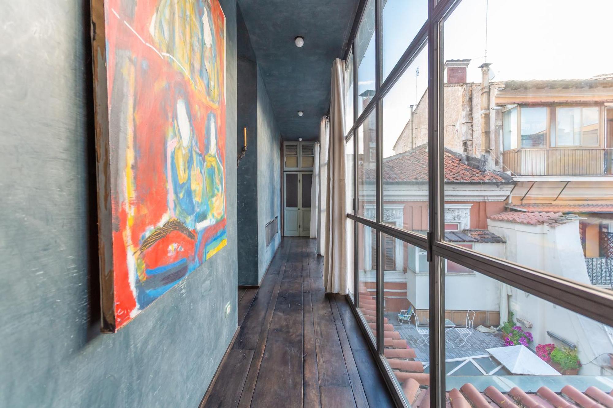 Iconic Apartment With Unique Colosseum View Rome Exterior photo